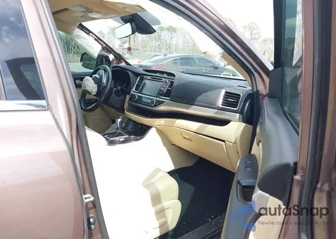 2017 Toyota Highlander Xle из США, поврежденный, VIN 5TDKZRFH8HS210208